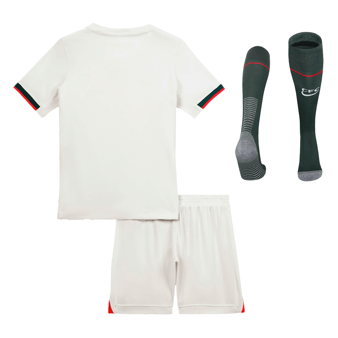 Kid's Chelsea 2025/26 Away Soccer Jersey Full Kit