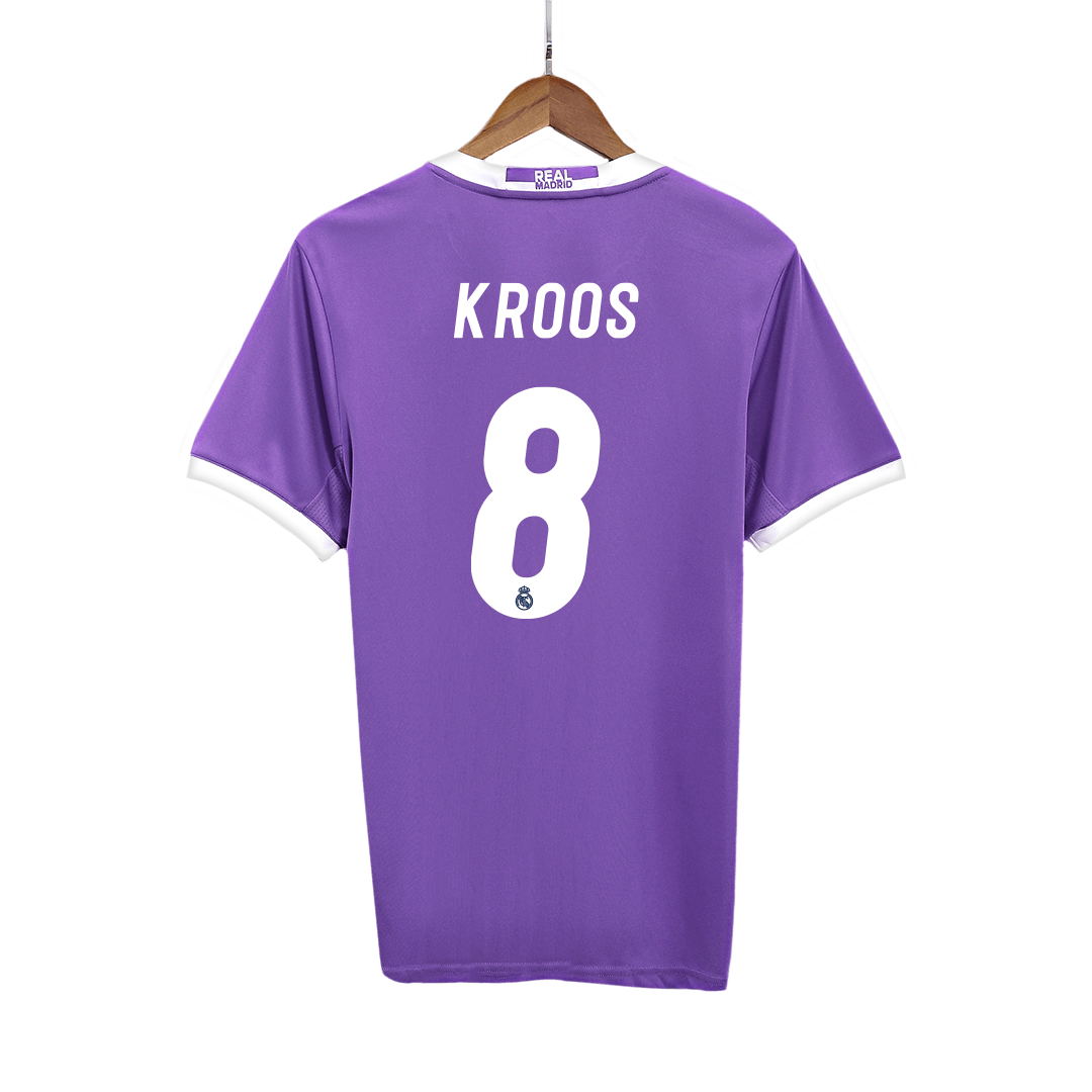 Retro KROOS #8 Men's Real Madrid 2016/17 Away Soccer Jersey
