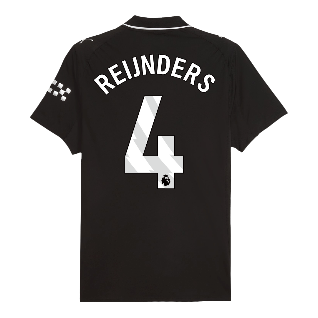 REIJNDERS #4 Men's Manchester City 2025/26 Player Version Away Soccer Jersey - Slim Fit
