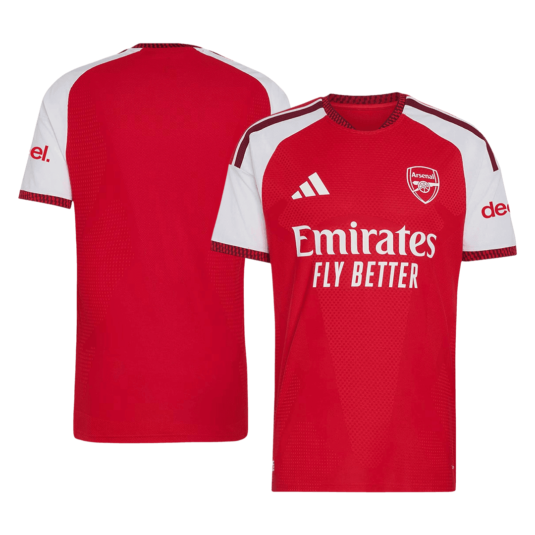 Men's Arsenal 2026/27 Player Version Home Soccer Jersey - Slim Fit