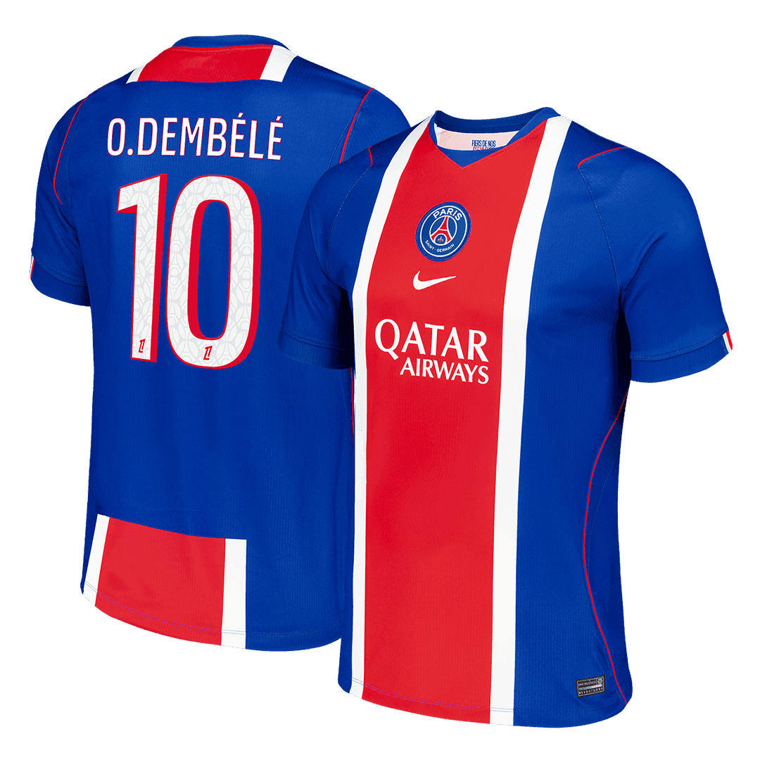 O.DEMBÉLÉ #10 Men's PSG 2026/27 Home Soccer Jersey