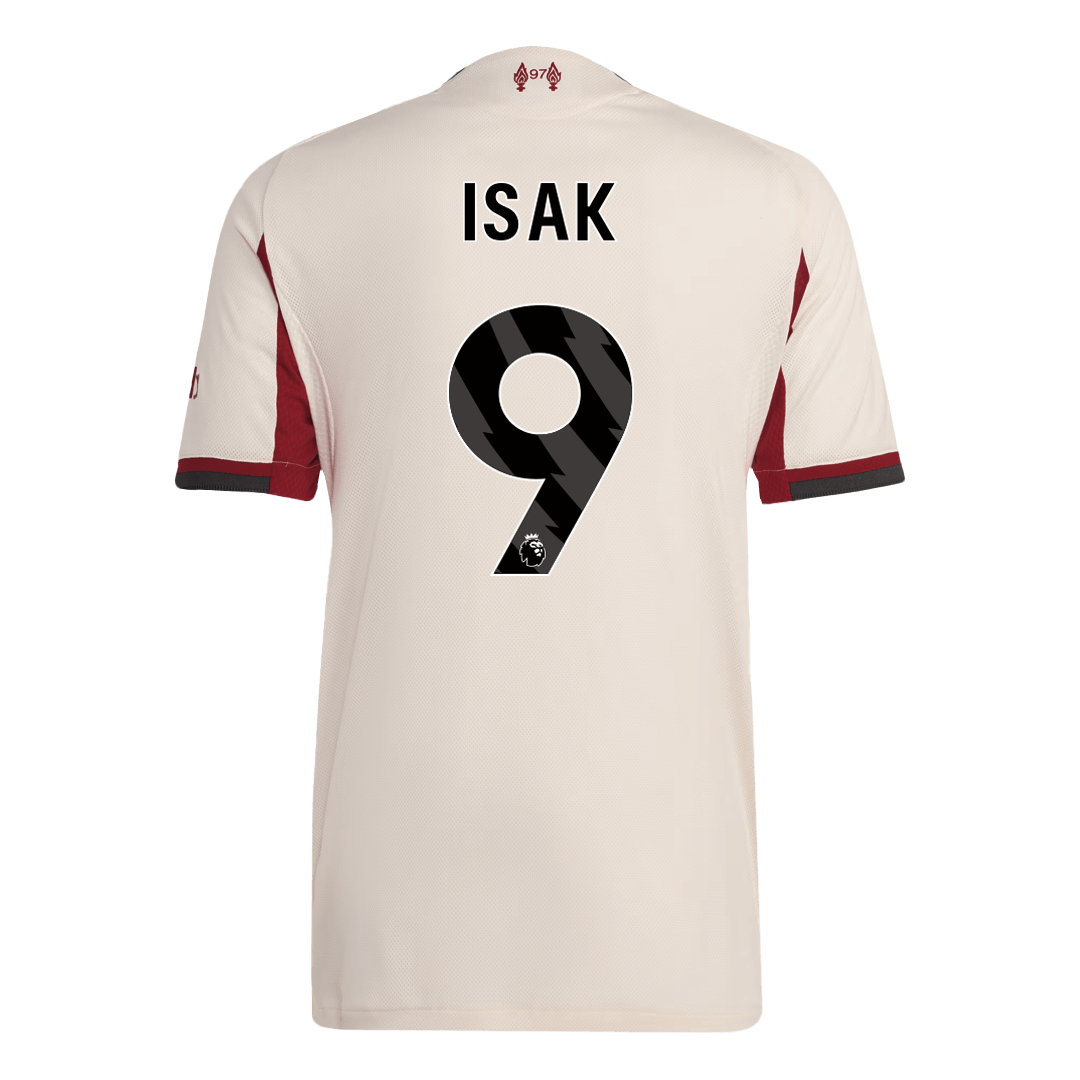 ISAK ##9 Men's Liverpool 2025/26 Player Version Away Soccer Jersey - Slim Fit