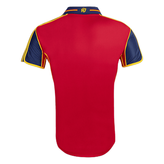 Retro Men's Spain 2000 Home Soccer Jersey