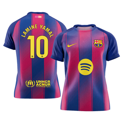 LAMINE YAMAL #10 Men's Barcelona 2025/26 Home Soccer Jersey [PREMIUM]