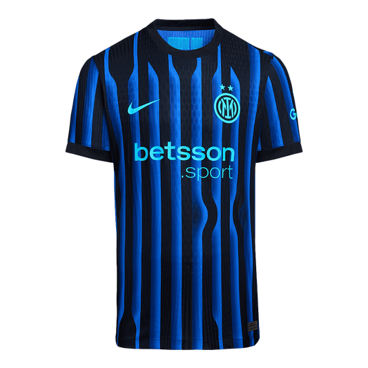 Men's Inter Milan 2025/26 Player Version Home Soccer Jersey - Slim Fit