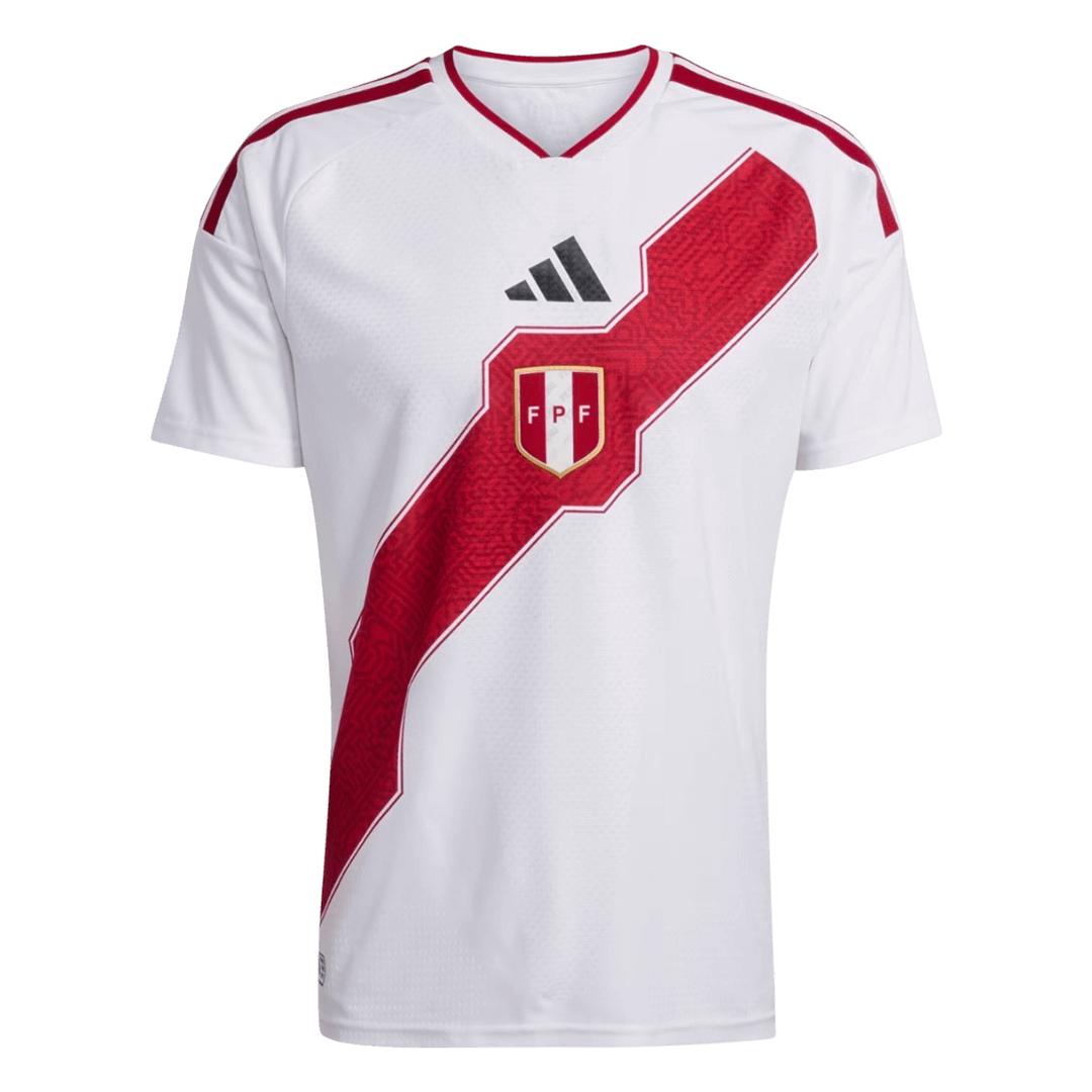 Men's Peru World Cup 2026 Home Soccer Jersey