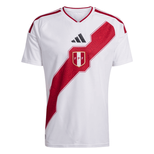 Men's Peru World Cup 2026 Home Soccer Jersey