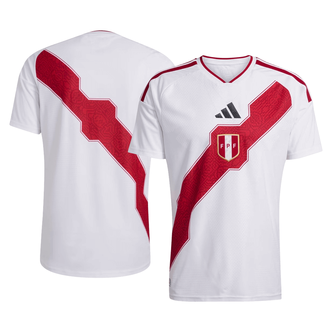 Men's Peru World Cup 2026 Home Soccer Jersey