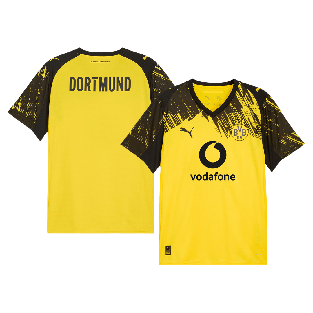 Men's Borussia Dortmund 2025/26 Home Soccer Jersey