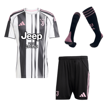 Men's Juventus 2025/26 Home Soccer Jersey Full Kit