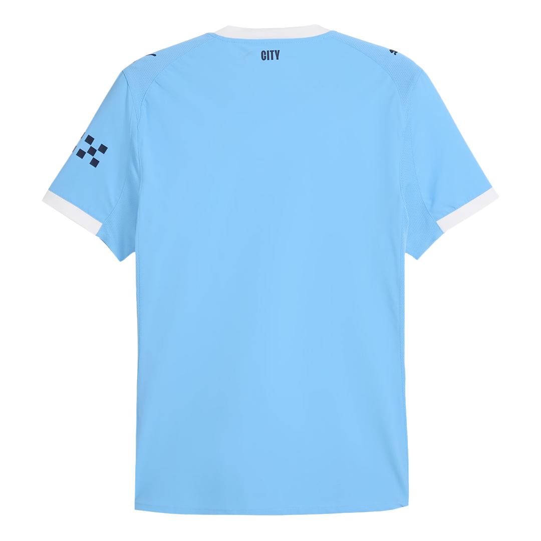 Men's Manchester City 2025/26 Player Version Home Soccer Jersey - Slim Fit