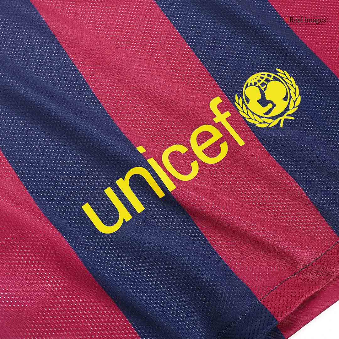 Retro SUÁREZ #9 Men's Barcelona 2014/15 Home Soccer Jersey