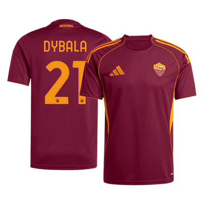 DYBALA #21 Men's Roma 2025/26 Home Soccer Jersey