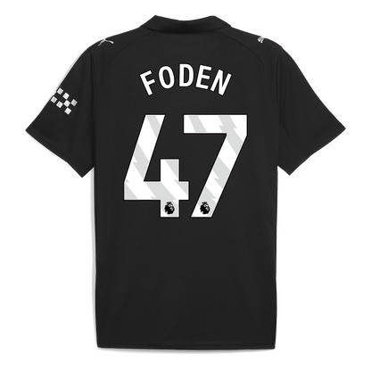 FODEN #47 Men's Manchester City 2025/26 Away Soccer Jersey