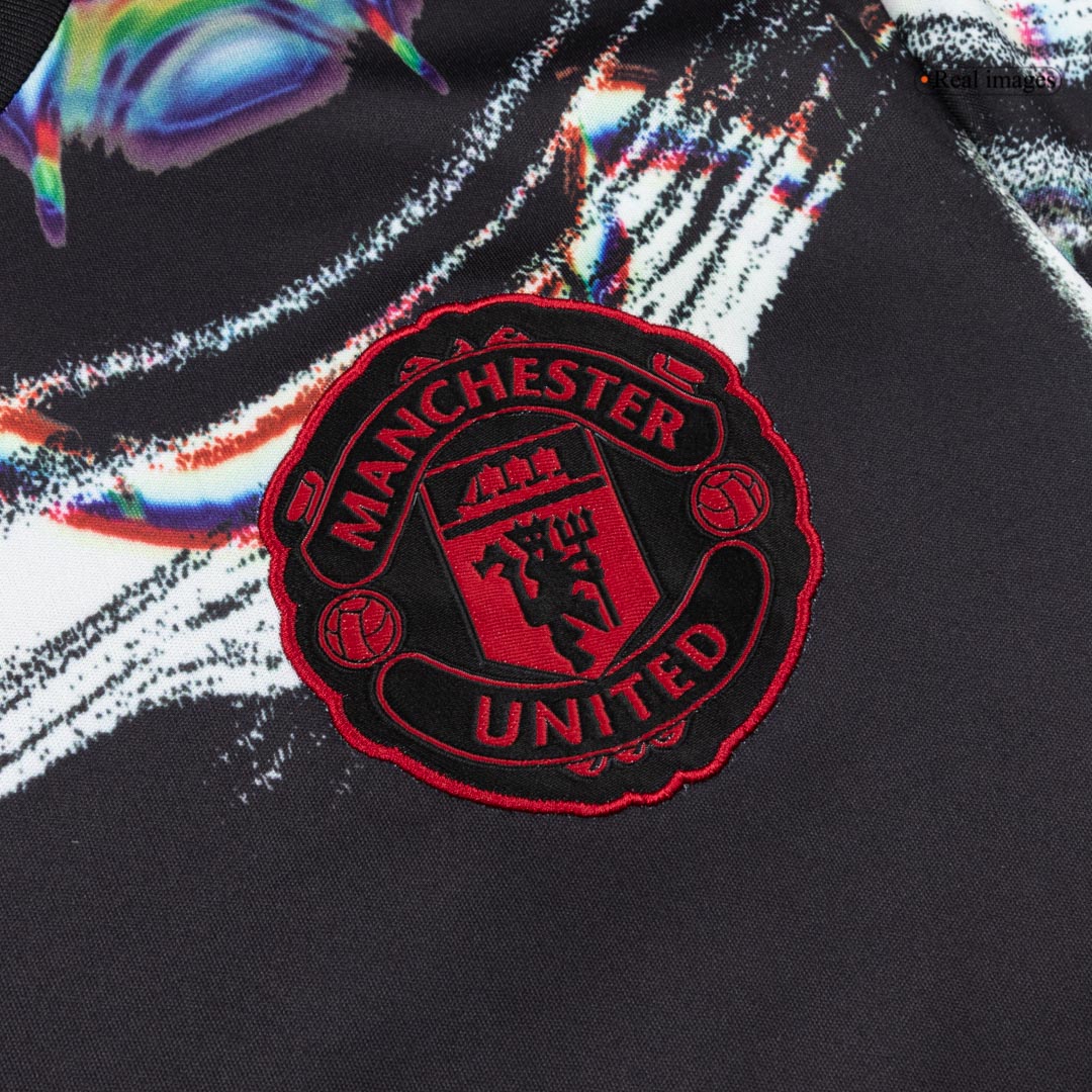 Men's Manchester United 2025/26 Pre-Match Long Sleeve Soccer Jersey