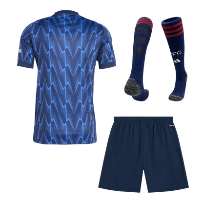 Men's Arsenal 2025/26 Away Soccer Jersey Full Kit