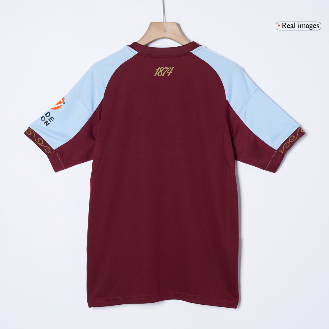 Men's Aston Villa 2025/26 Home Soccer Jersey