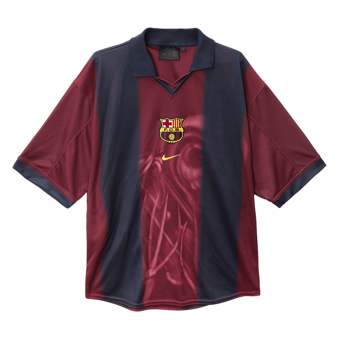 Retro Men's Barcelona 2000/01 Home Soccer Jersey