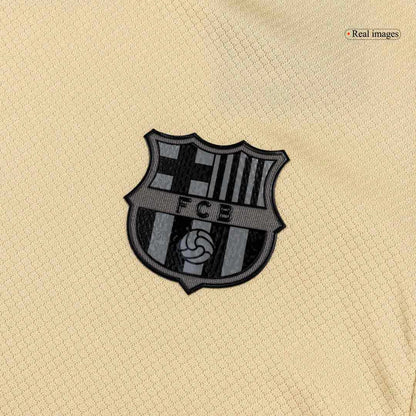 Kid's Barcelona 2025/26 Away Soccer Jersey Full Kit