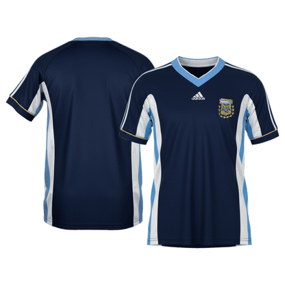 Retro Men's Argentina 1998 Away Soccer Jersey