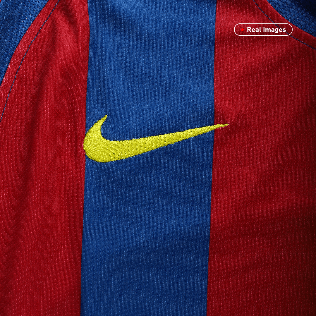 Retro Men's Barcelona UCL 2005/06 Home Soccer Jersey