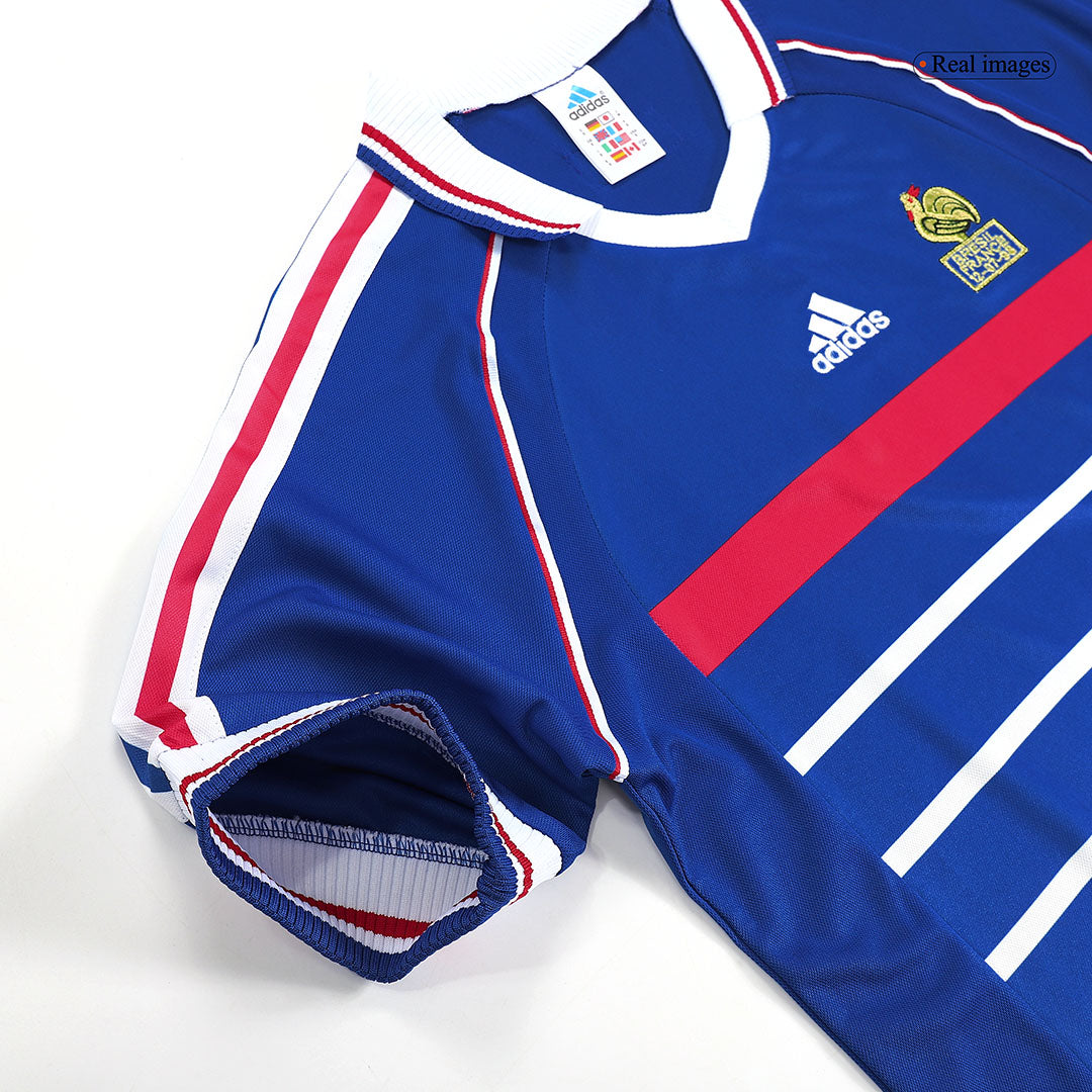 Retro Men's France 1998 Home Soccer Jersey