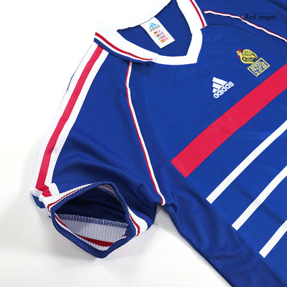 Retro Men's France 1998 Home Soccer Jersey