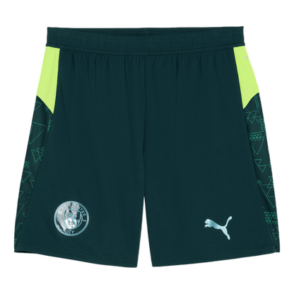 Men's Manchester City 2025/26 Fourth Away Soccer Shorts