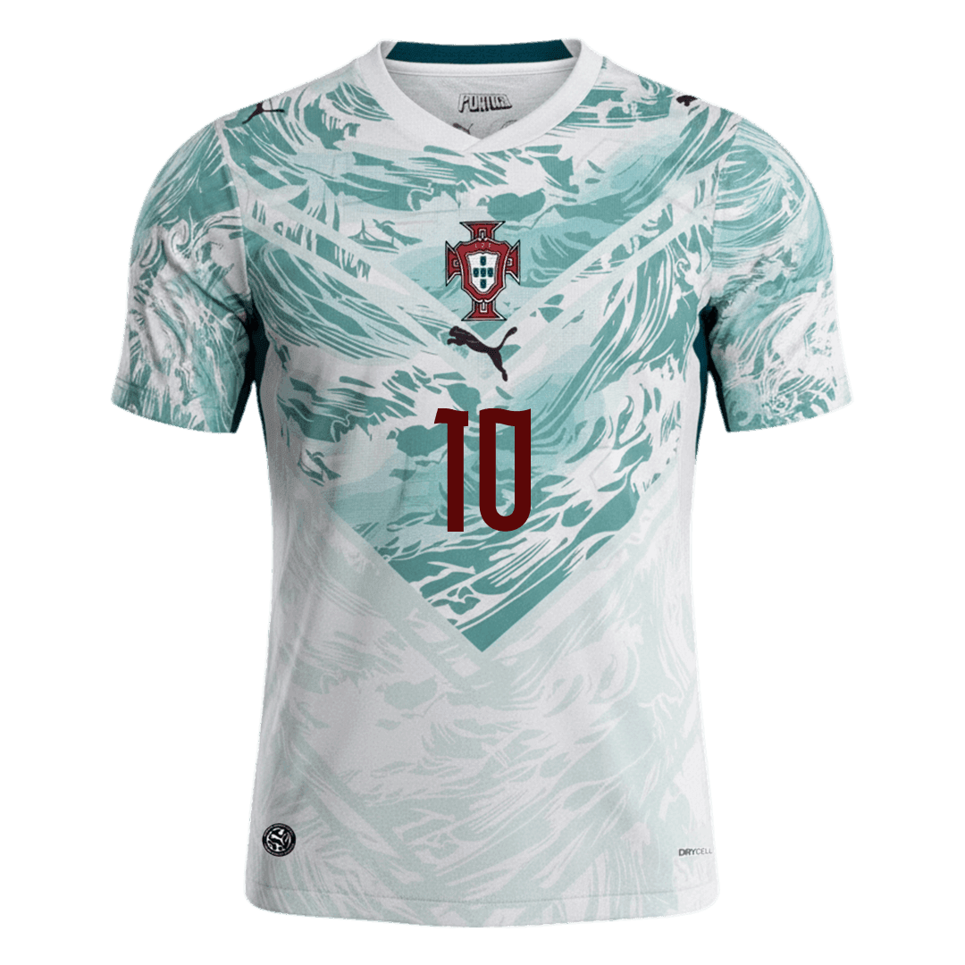 BERNARDO #10 Men's Portugal World Cup 2026 Away Soccer Jersey