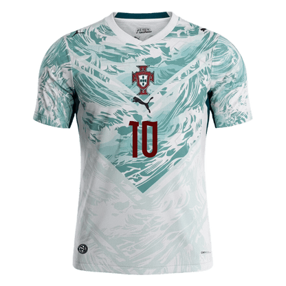 BERNARDO #10 Men's Portugal World Cup 2026 Away Soccer Jersey