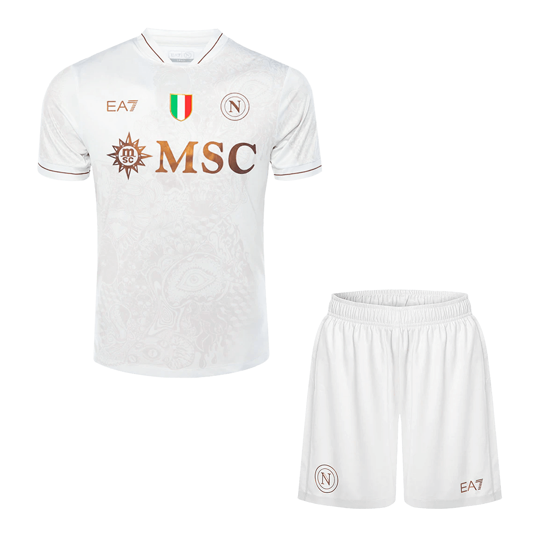 Men's Napoli 2025/26 Away Soccer Jersey Kit