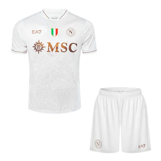 Men's Napoli 2025/26 Away Soccer Jersey Kit