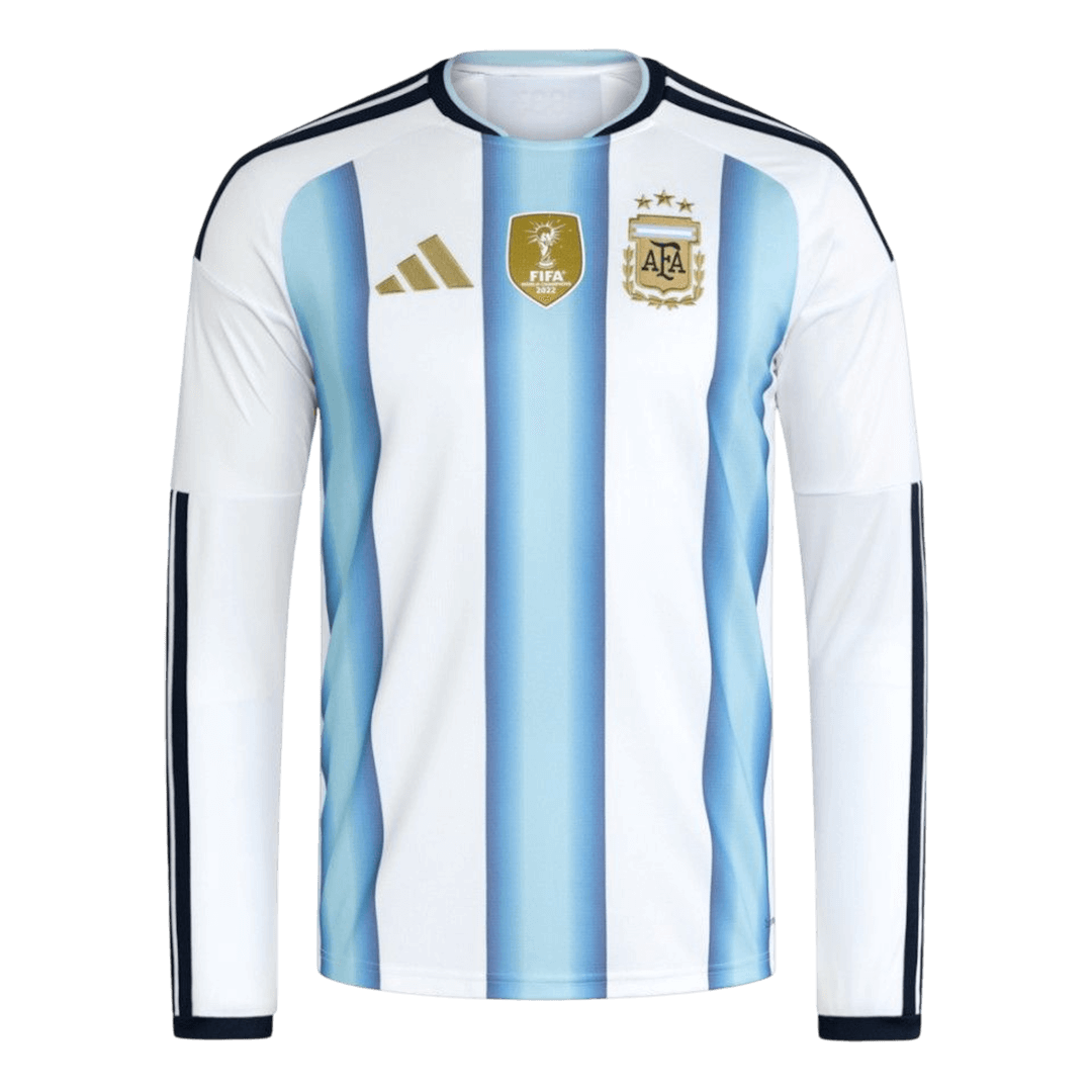 Men's Argentina World Cup 2026 Home Long Sleeve Soccer Jersey