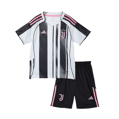 Kid's Juventus 2025/26 Home Soccer Jersey Kit