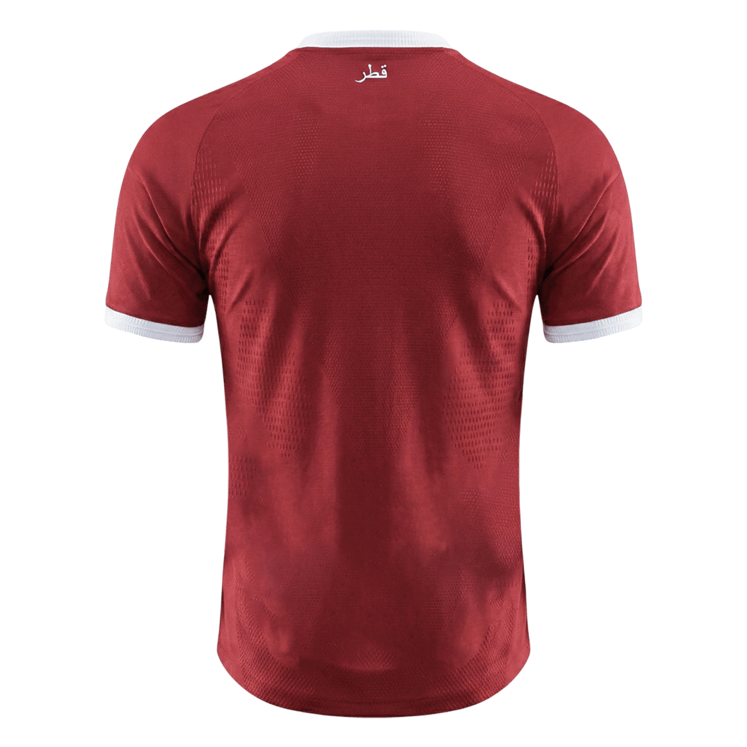 Men's Qatar World Cup 2026 Player Version Home Soccer Jersey - Slim Fit