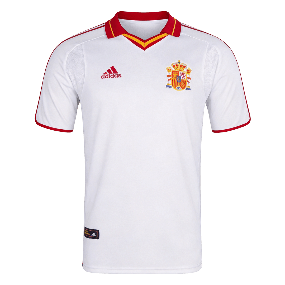 Retro Men's Spain 2000 Away Soccer Jersey