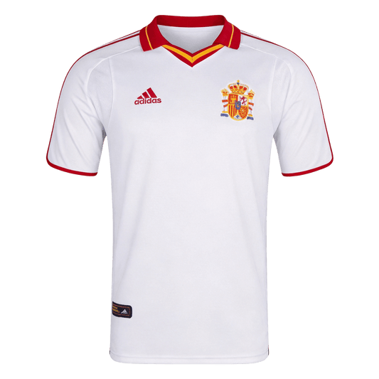 Retro Men's Spain 2000 Away Soccer Jersey