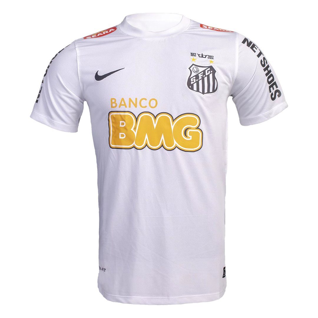 Retro NEYMAR JR #11 Men's Santos FC 2012 Home Soccer Jersey