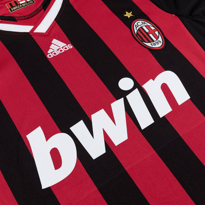 Retro Men's AC Milan 2009/10 Home Soccer Jersey