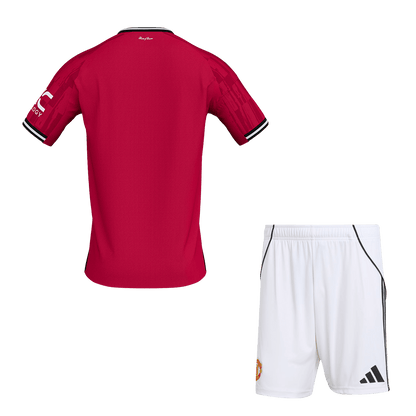 Men's Manchester United 2025/26 Home Soccer Jersey Kit [PREMIUM]