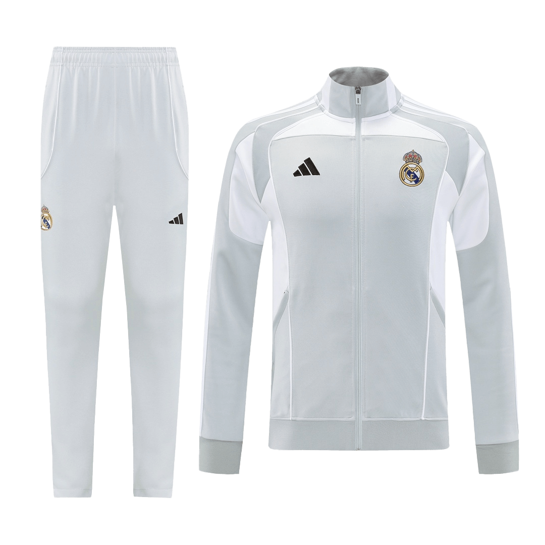 Men's Real Madrid 2025/26 Home Training Tracksuit Kit