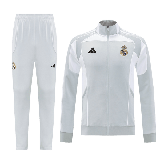 Men's Real Madrid 2025/26 Home Training Tracksuit Kit