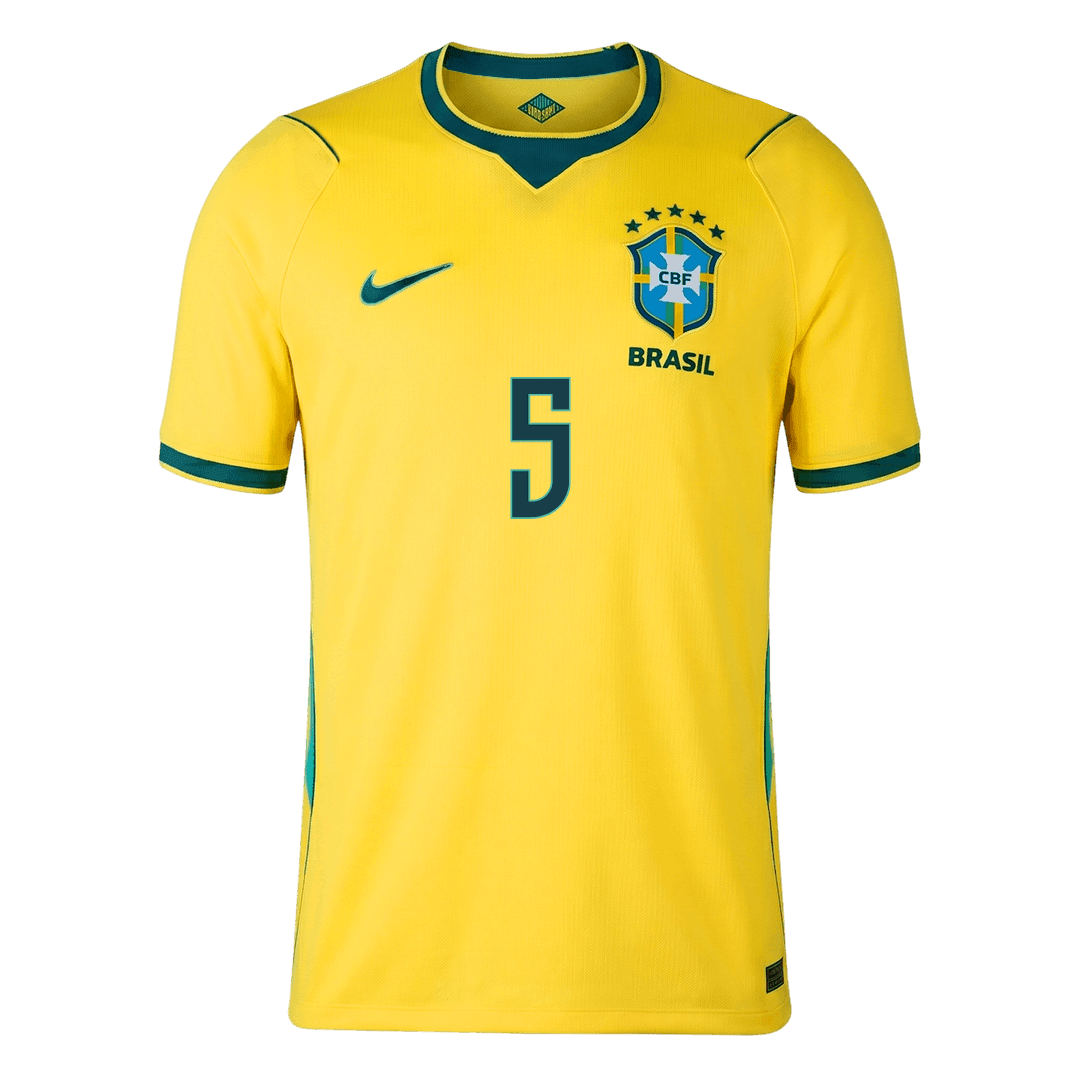 CASEMIRO #5 Men's Brazil World Cup 2026 Home Soccer Jersey [PREMIUM]