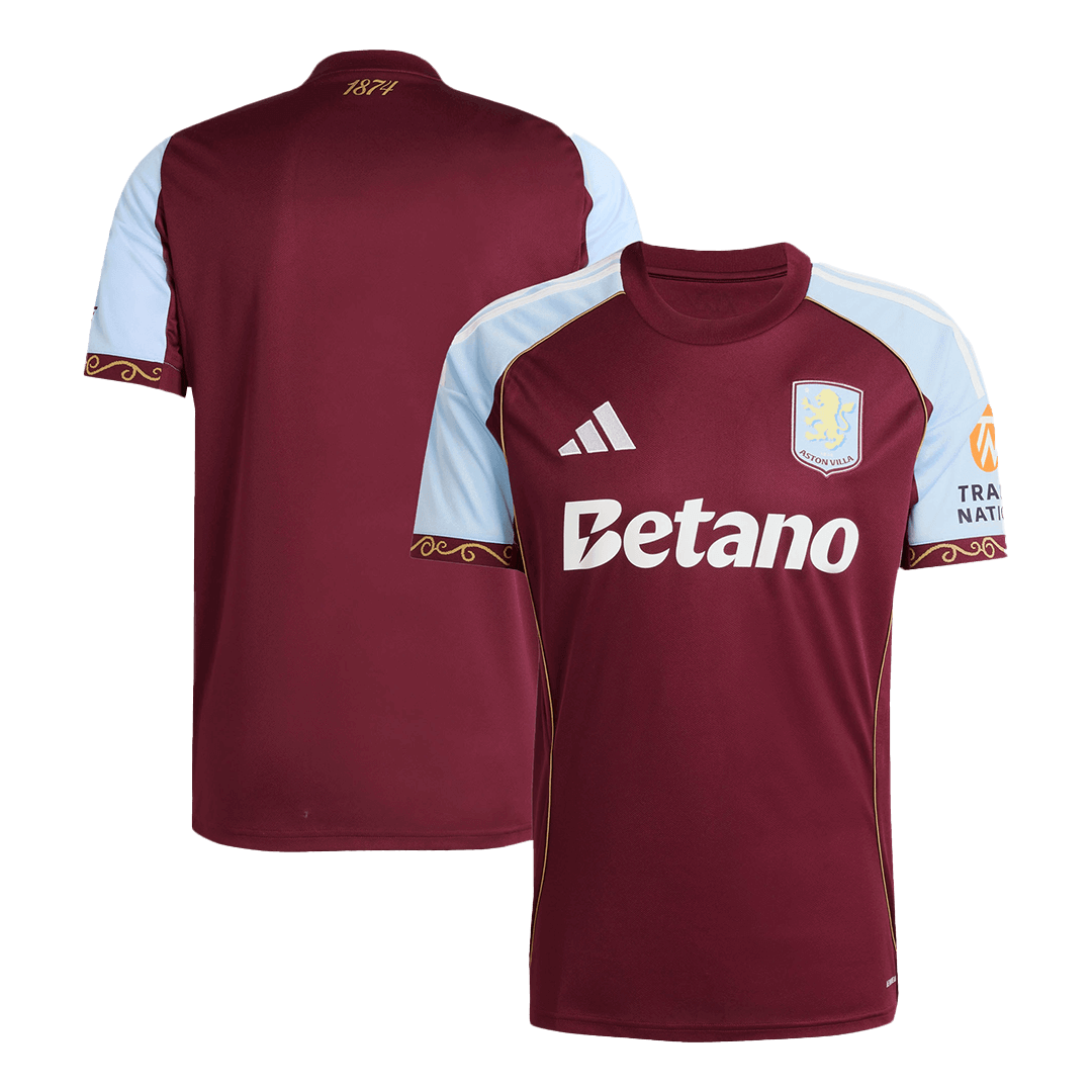 Men's Aston Villa 2025/26 Home Soccer Jersey