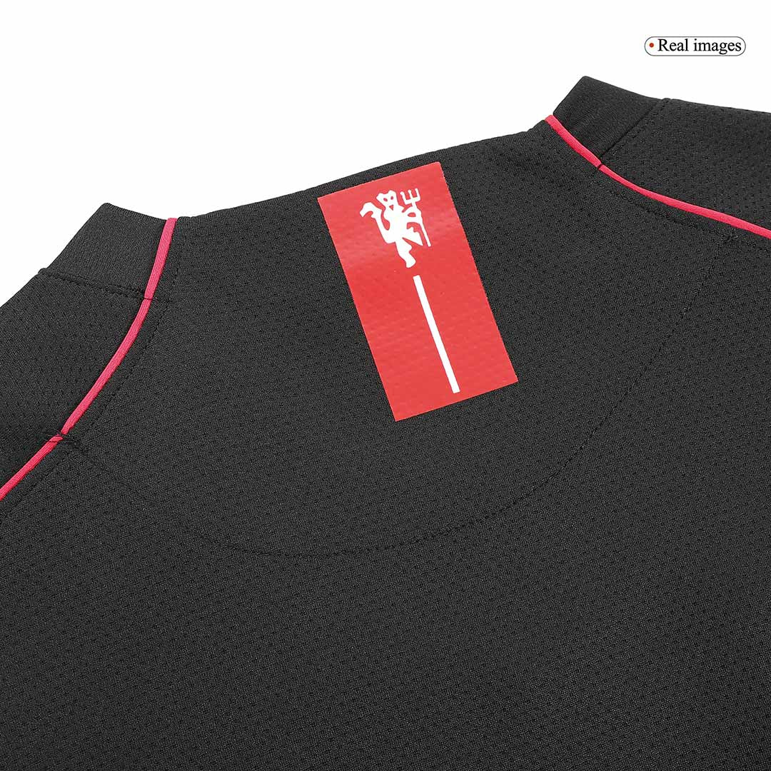 Retro Men's Manchester United 2007/08 Away Long Sleeve Soccer Jersey
