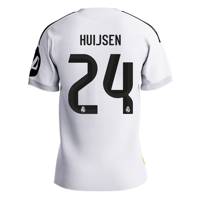 HUIJSEN #24 Men's Real Madrid 2025/26 Player Version Home Soccer Jersey - Slim Fit [PREMIUM]