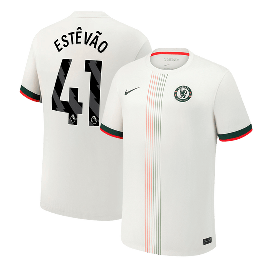 ESTÊVÃO #41 Men's Chelsea 2025/26 Away Soccer Jersey
