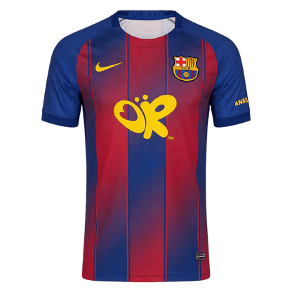 Men's Barcelona 2025/26 Home Soccer Jersey
