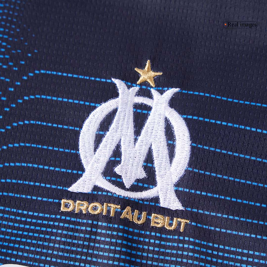 Kid's Marseille 2025/26 Away Soccer Jersey Kit