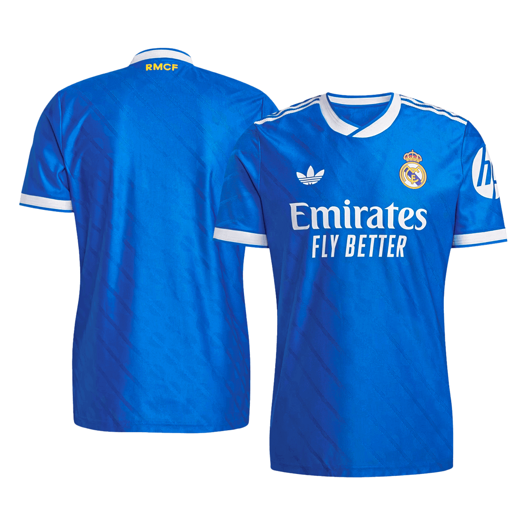Men's Real Madrid 2025/26 Player Version Third Away Soccer Jersey - Slim Fit